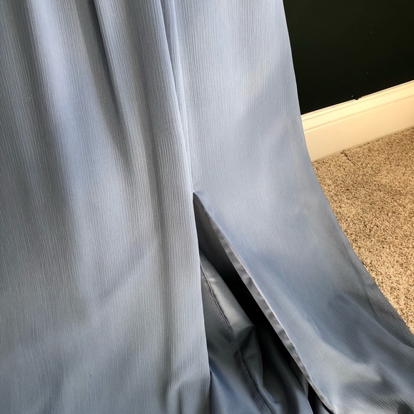 David’s Bridal slate blue bridesmaid dress - Picture 7 of 7